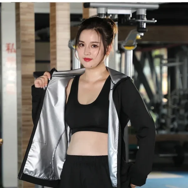 New Sauna Suit Women Plus Size Gym Clothing Sets For Sweating Weight Loss Female Sports Active.jpg
