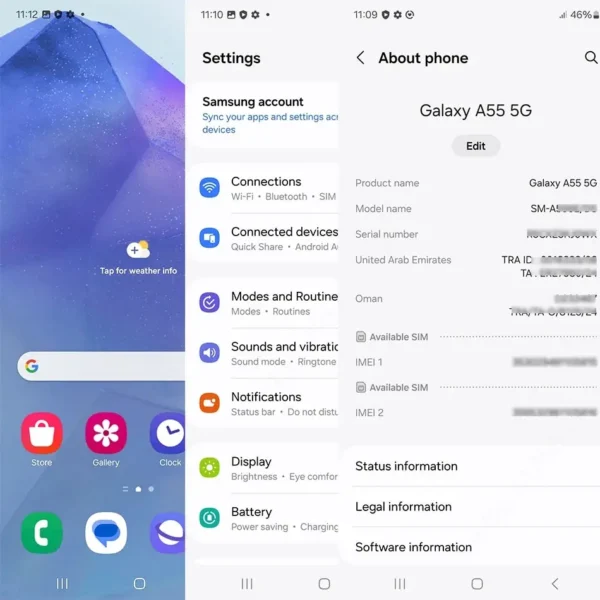 Samsung Galaxy A55 5g Nfc Exynos 1380 Octa Core 6 4 120hz Super Amoled Screen 50mp.jpg
