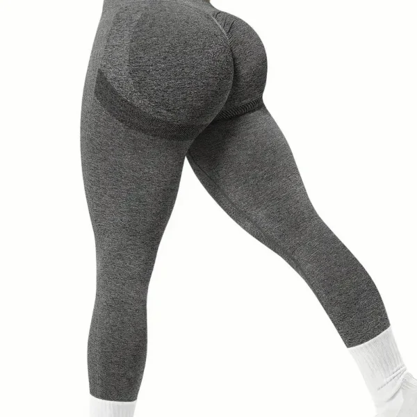 Solid Color Yoga Pants High Stretch Stretch Running Fitness Sports Leggings Women S Activewear Solid Color.jpg