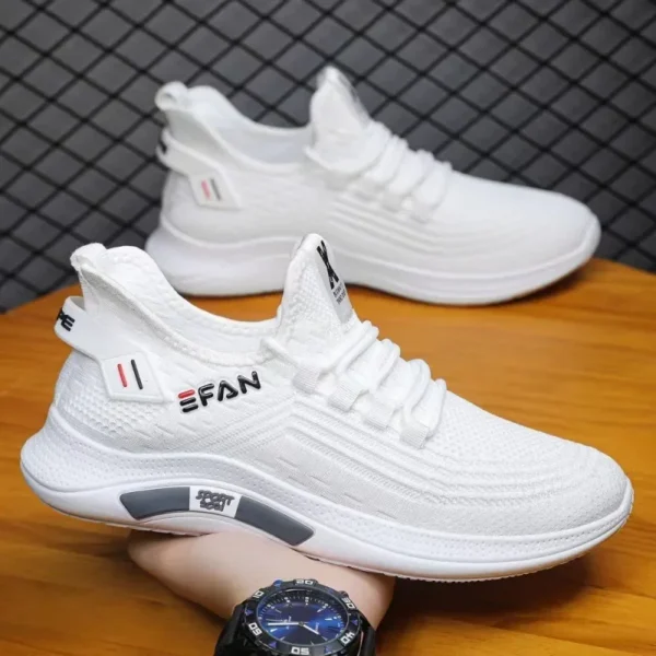 Spring White Casual Shoes Breathable Non Slip Walking Sneakers Men Shoes Outdoor 2024 Comfortable Fashion Lace.jpg
