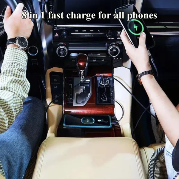 Uyuxio 8 In 1 Usb C Car Phone Charger 4 Usb A 4 Pd Super Fast.jpg