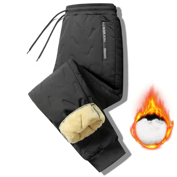 Winter Thickened Women Pants Long Warm Solid Color Straight Trousers Cold Resistance Ladies Plush Sports Long.jpg