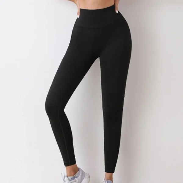 Women Butt Lifting Yoga Leggings Elastic Workout High Waist Tummy Control Ruched Booty Pants Seamless Gym.jpg