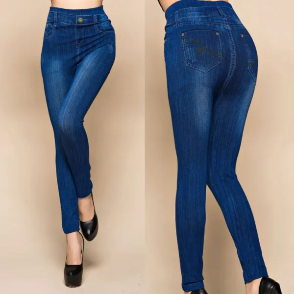 Women Denim Leggings Fashion Slim Leggings Faux Jeans Leggings Stretch Leggins Pants Summer Breeches Multiple Sizes.jpg