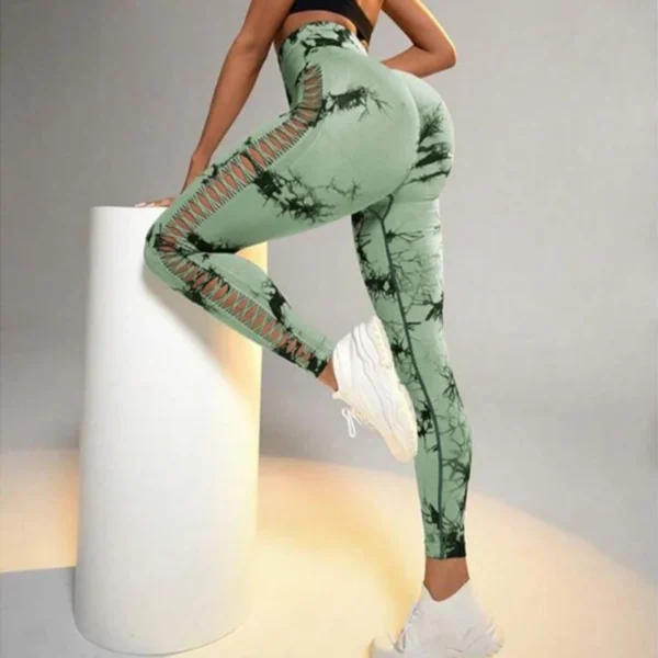 Women Tie Dye Mesh Leggings Sports Hollow Out Yoga Pants Fitness Sportswear Sexy High Waist Push.jpg