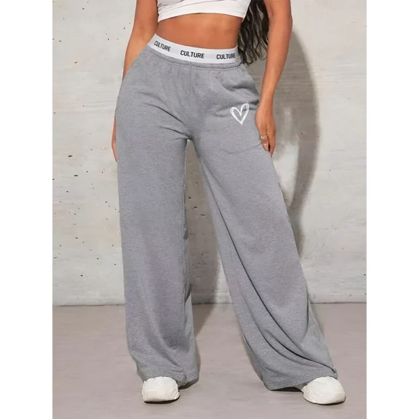Women S Trousers Casual Loose Love Printed Webbing Women S Wide Leg Drag Pants Fashion Female.jpg