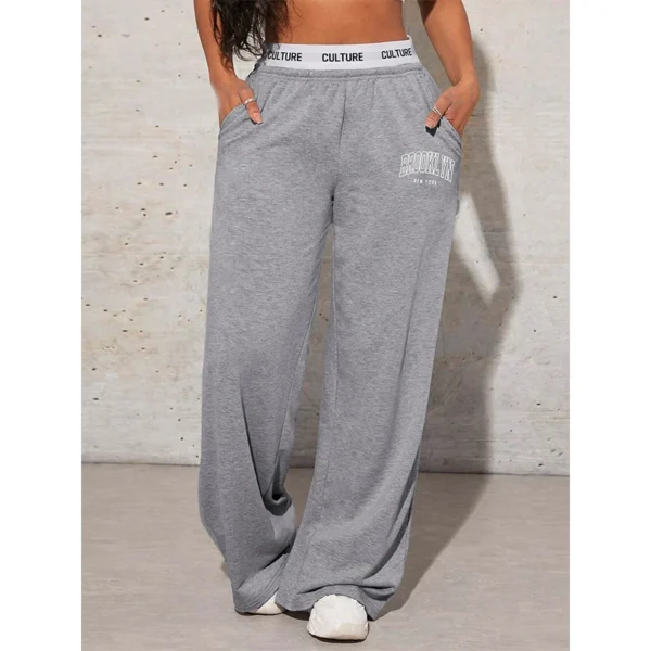Women S Trousers Letter Printed Casual Loose Women S Wide Leg Pants Sweatpants Fashion Women S.jpg