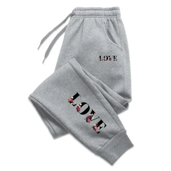 Womens Tracksuit Trousers New Love Letter Print Street Luxury Sweatpants Daily Casual Simplicity Versatile Jogging Sport.jpg