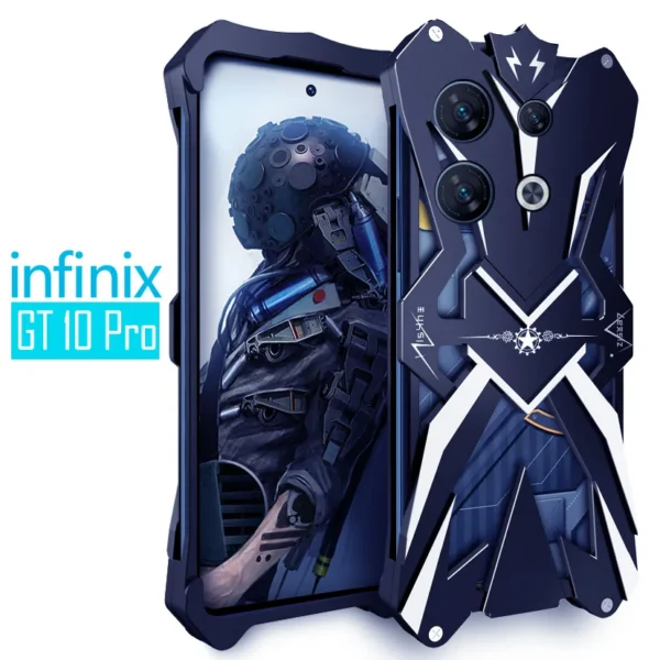 Aluminum Alloy Hollow Heat Dissipation Phone Case For Infinix Gt 20 Pro X6871 Shockproof Back Cover.jpg