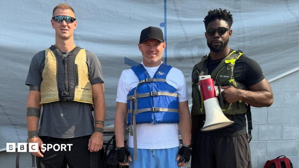 Wayne Rooney, Joe Hart, and Micah Richards Take on the Hudson River Rowing Challenge