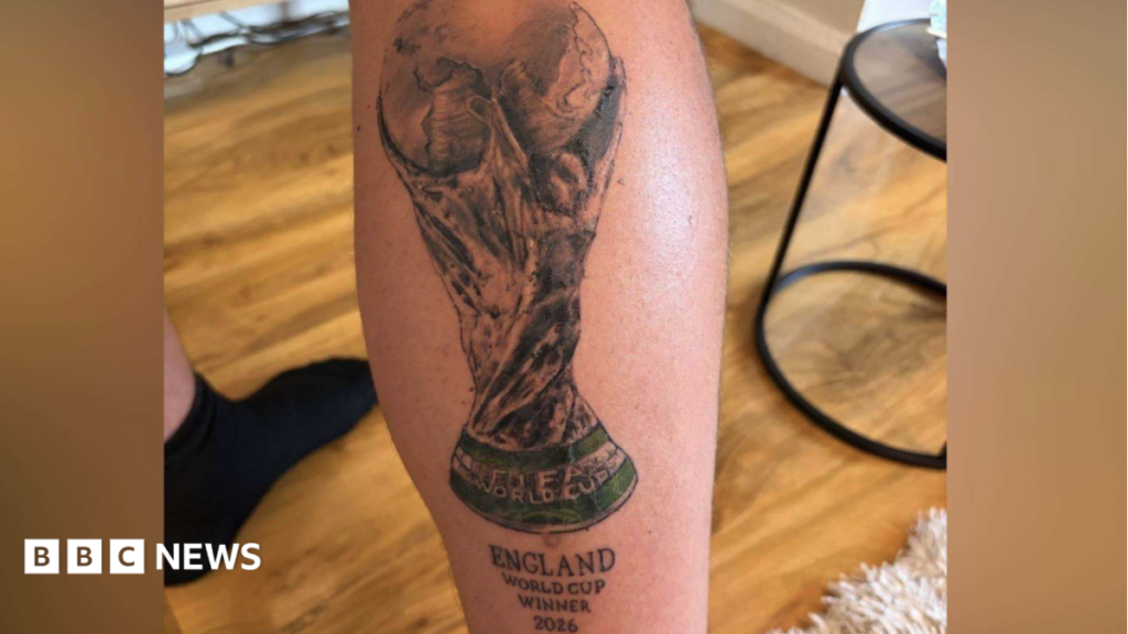 England Fan’s Premature World Cup Tattoo Sparks Humor and Reflection After Semi-Final Defeat