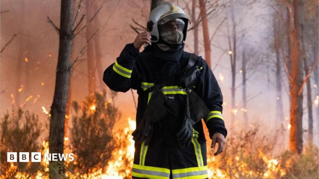 Unprecedented Wildfires Threaten Bordeaux and Surrounding Regions Amid Intense Heatwave