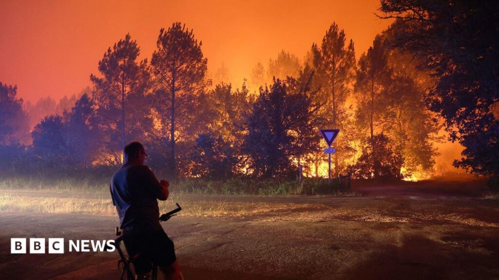 Wildfires in France and Italy Prompt Massive Evacuations Amid Record Heatwaves