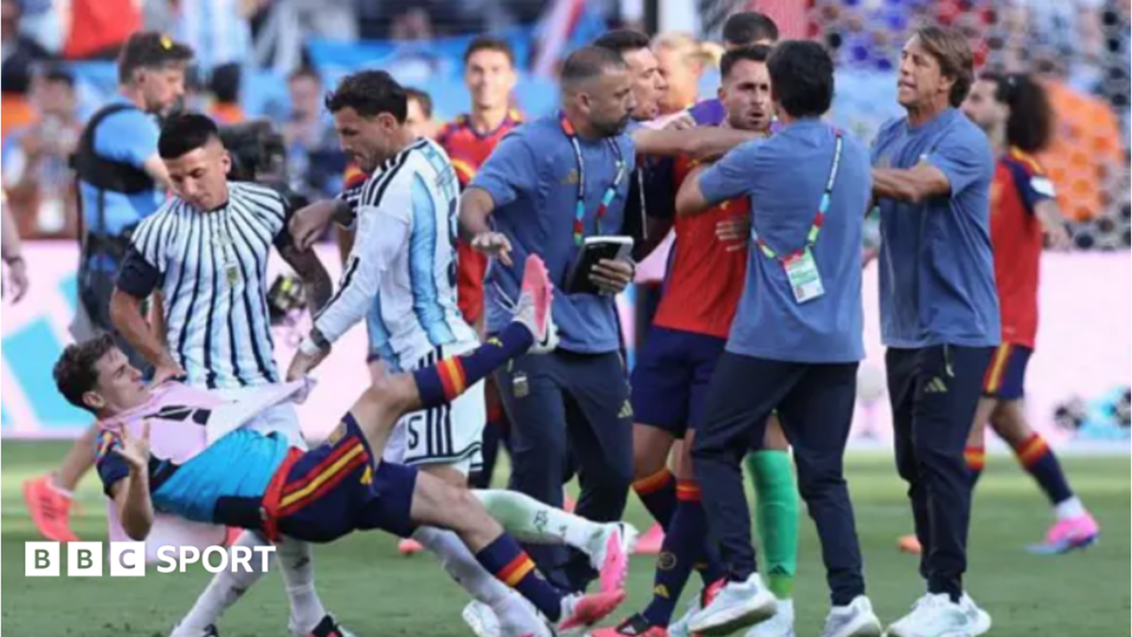 Spain’s Gavi Defends Argentina’s Paredes Amid Post-World Cup Final Fracas