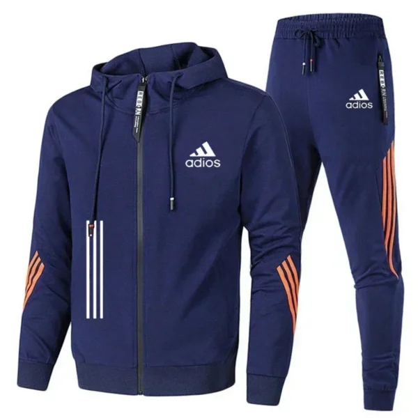 Fashion Men S Spring And Autumn Zipper Hoodie Trousers 2 Piece Leisure Fitness Breathable Fashion High.jpg