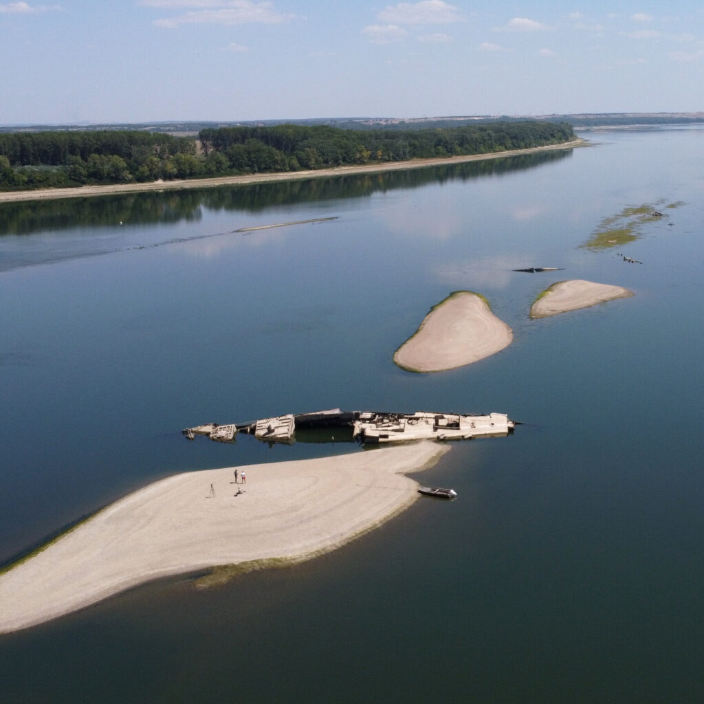 Europe’s Danube River Reveals Hidden WWII Shipwrecks Amidst Extreme Heat and Low Water Levels