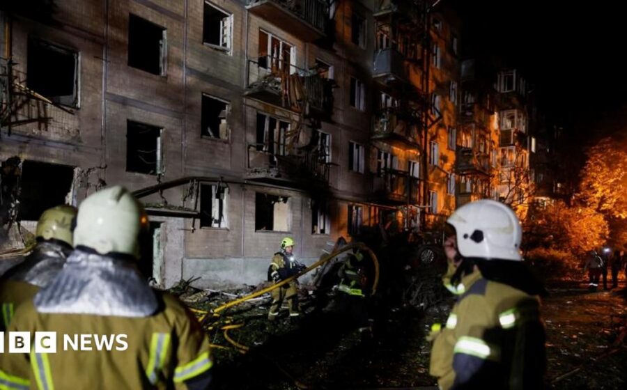 Russian strikes on Kyiv kill at least nine, Ukraine officials say