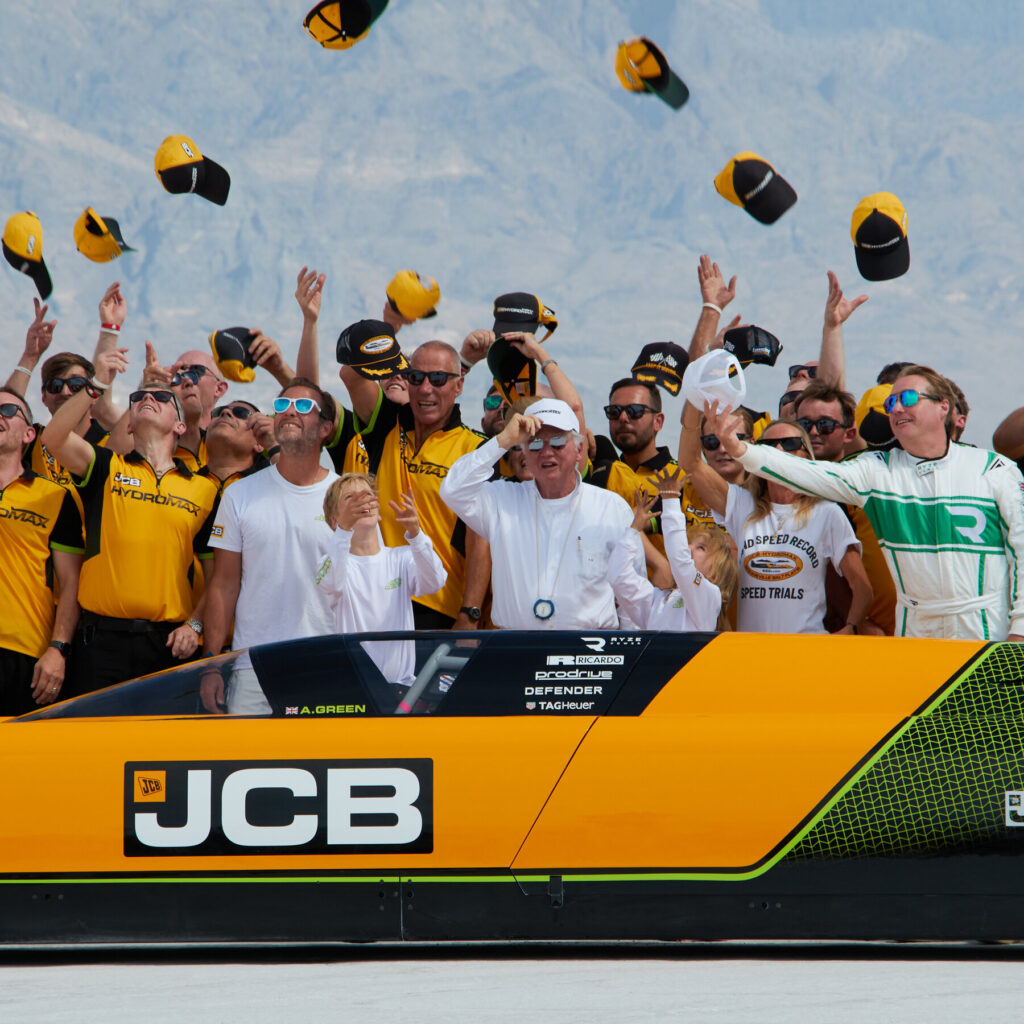 Andy Green Breaks Hydrogen-Powered Land Speed Record with 406 MPH Run