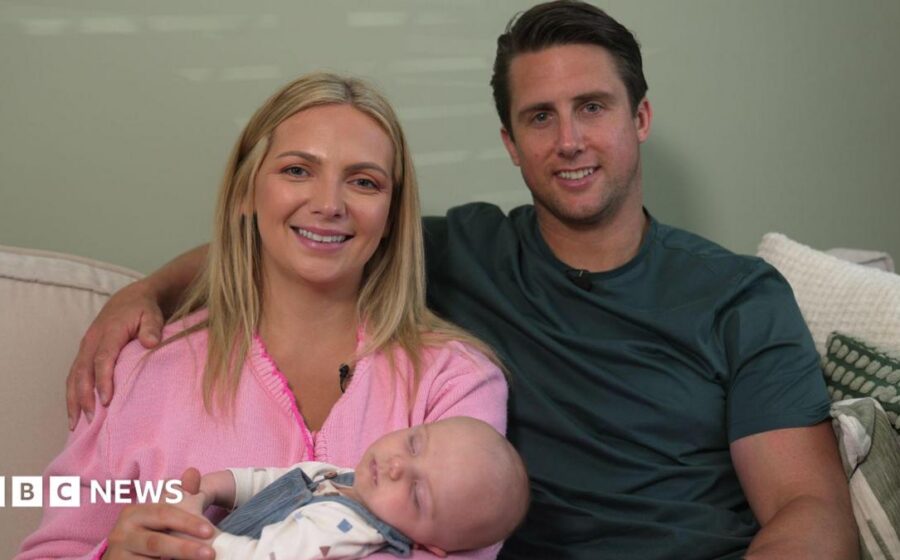 Woman has pioneering womb surgery to fix 'miracle' baby with intestines outside its body