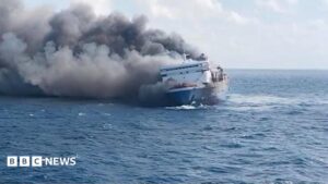 Five dead, 41 missing, after Indonesia ferry catches fire