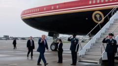Inside the Secretive Plane Swap of President Trump Amidst Iranian Threat at NATO Summit